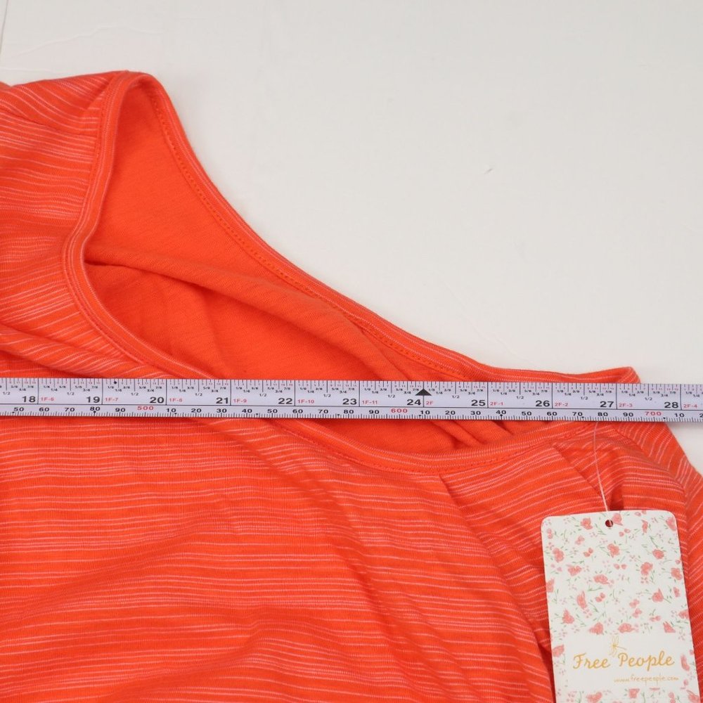 NWT Free People Womens Turn It Up Tank Orange Size LG - Picture 16 of 16